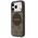 Etui Guess 4G Circle Classic Logo MagSafe do iPhone 17 Pro brązowy