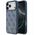 Etui Guess Leather 4G Triangle Strass MagSafe do iPhone 17 Pro Max niebieski