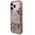 Etui Guess IML Flowers Pearl Strap MagSafe do iPhone 17 Pro różowy