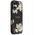 Etui Guess Grained Flowers Classic Logo MagSafe do iPhone 17 czarny