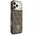 Etui Guess 4G Strass Logo MagSafe do iPhone 17 Pro Max brązowy