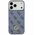 Etui Guess 4G Strass Logo MagSafe do iPhone 17 Pro Max niebieski