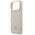Etui Guess 4G Strass Logo & Big Strap Metal Buttons MagSafe do iPhone 17 Pro Max różowy