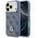 Etui Guess 4G Strass Logo MagSafe do iPhone 17 Pro niebieski