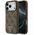 Etui Guess Leather 4G Triangle Strass MagSafe do iPhone 17 Pro brązowy