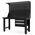 Biurko warsztatowe LOGAN, 1500 x 1700 x 750 mm, All Black: czarne