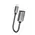 Adapter Dudao L15T OTG przejściówka USB-C / USB-A szary
