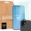 3x Szkło hartowane + szybka na aparat Bizon Glass Clear Pack do Apple iPhone 17