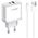 [product / manufacturer] Φορτιστής δικτύου LDNIO A2526C, 45W, 1 x Type-C F, 1 x USB F, PD, QC, PPS, Καλώδιο Lightning, λευκό - 40285 έως 12 άτοκες Δόσεις
