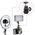 Techsuit Adaptor Cold Shoe la 1/4 GoPro - Techsuit Action Camera (BH-2) - Black 5949419030534 έως 12 άτοκες Δόσεις