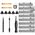Precision screwdriver set Jakemy JM-8131-A, 145in1, S2, CR-V, Black - 17638 έως 12 άτοκες Δόσεις