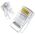 UGREEN Modular Plugs RJ45 Cat 6 UGREEN 50961, 10-pack (transparent) 046387 έως και 12 άτοκες δόσεις