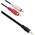Καλώδιο Ήχου 3.5mm Μ / 2xRCA Μ, 1.5m, DeTech, High Quality- 18116