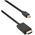 Καλώδιο DeTech Mini DP σε HDMI 14+1 cooper, 3m, Μαύρο - 18280