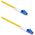 Fiber patch cable DeTech, LC-LC, UPC, Singlemode, Duplex, 5.0m, Yellow - 18331