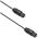 Optical audio cable DeTech, Toslink, 3.0m, Black - 18356