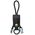 καλώδιο δεδομένων micro USB, Remax RC-034I,, μπρελόκ, δέρμα, Μαύρο - 14341