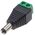 Connector DeTech, DC, 5.5x2.1 M - Screw Terminal, 10pcs., Black - 17166