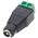 Connector DeTech, DC, 5.5x2.1 F - Screw Terminal, 10pcs., Black - 17167