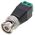 Connector DeTech, BNC M - Screw Terminal, 10pcs., Black - 17168