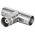 Connector DeTech, BNC F - 2xBNC F, 10pcs. - 17173