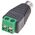 Connector DeTech, RCA F - Screw Terminal, 10pcs., Black - 17176
