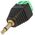 Connector DeTech, 3.5mm M - Screw Terminal, 10pcs., Black - 17178
