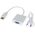 Μετατροπέας HDMI σε VGA + Καλώδιο Ήχου, No brand, Λευκο - 18254