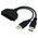 ΟΕΜ Αντάπτορας USB 3.0 σε SATA Μαύρο - 18295