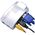 Μετατροπέας VGA σε AV/S-Video+VGA, ΟΕΜ, Ασημί - 18299