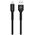 Кαλώδιο δεδομένων DeTech DE-C25i, Lightning (iPhone 5/6/7 / SE), 1.0m, Μαυρο - 40107
