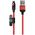Μαγνητικός καλώδιο δεδομένων Yookie CB4, 3in1, Micro USB, Lightning, Type-C, 1.0m,  Διαφορετικά χρώματα - 40152