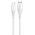 Kαλώδιο δεδομένων DeTech DE-44C3, Type-C, 3.0m, Λευκο - 40272