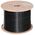 Fiber optic cable DeTech, FTTH, 4 cores, Indoor, 2000m, Black - 18417