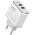 Φορτιστής δικτύου LDNIO A2528M, MFi, 35W, 2 x Type-C F, PD, Καλώδιο Type-C to Lightning, λευκό - 40280