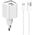 Φορτιστής δικτύου LDNIO A2318C, 20W, 1 x Type-C F, 1 x USB F, PD, QC, Καλώδιο Type-C, λευκό - 40291