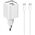Φορτιστής δικτύου LDNIO A2318C, 20W, 1 x Type-C F, 1 x USB F, PD, QC, Καλώδιο PD Type-C, λευκό - 40292