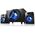 Ηχεία Kisonli TM-7000A, Bluetooth, 15W+2x5W, 220V, Μαυρο - 22148