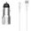 Φορτιστή αυτοκινήτου Yookie PC4, Quick Charge 3.0, 2xUSB, με καλώδιο Lightning, Διαφορετικα χρωματα - 40144