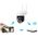 Smart security camera No brand PST-C18B-3MP, 3.0Mp, PTZ, Outdoor, Wi-Fi, Tuya Smart, White - 91027