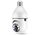 Smart security camera No brand PST-F1-3MP, 3.0Mp, PTZ, For socket E27, Wi-Fi, Tuya Smart, White - 91029