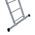 Gehock Διπλή Σκάλα Επεκτεινόμενη Αλουμινίου 2 x 12 Σκαλοπάτια Gehock 010295212 έως 12 Άτοκες Δόσεις