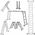 Gehock Πολυμορφική Σκάλα Αλουμινίου 4 x 4 Gehock 9351475 έως 12 Άτοκες Δόσεις