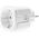 Smart socket No brand PST-ZEU-003, Monitoring, 220V, 16A, Wi-Fi, Tuya Smart, White - 91017 έως 12 άτοκες Δόσεις