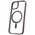 Satin Clear Mag case for iPhone 14 6,1&quot; purple