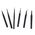 Set of 6 precision tweezers