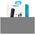 Forever M02 car charger 1x USB 2A black + USB-C cable