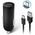 Forever M02 car charger 1x USB 2A black + USB-C cable
