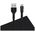 Maxlife MXUC-01 cable USB - USB-C 1,0 m 2A black nylon
