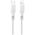 Maxlife MXUC-10 MFi cable USB-C - Lightning 1,0 m 27W white